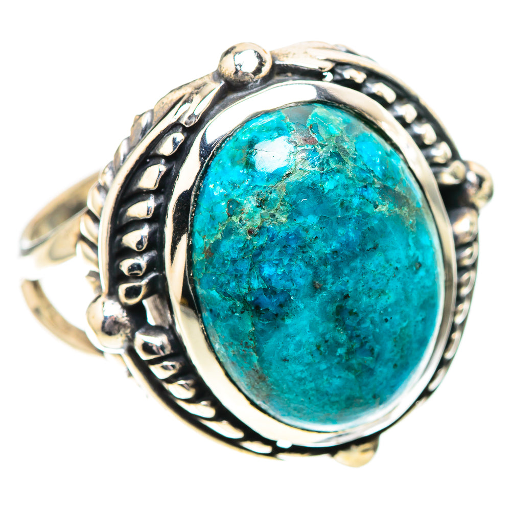 Chrysocolla 925 Sterling Silver Ring Size 9.25 (925 Sterling Silver) RING139531