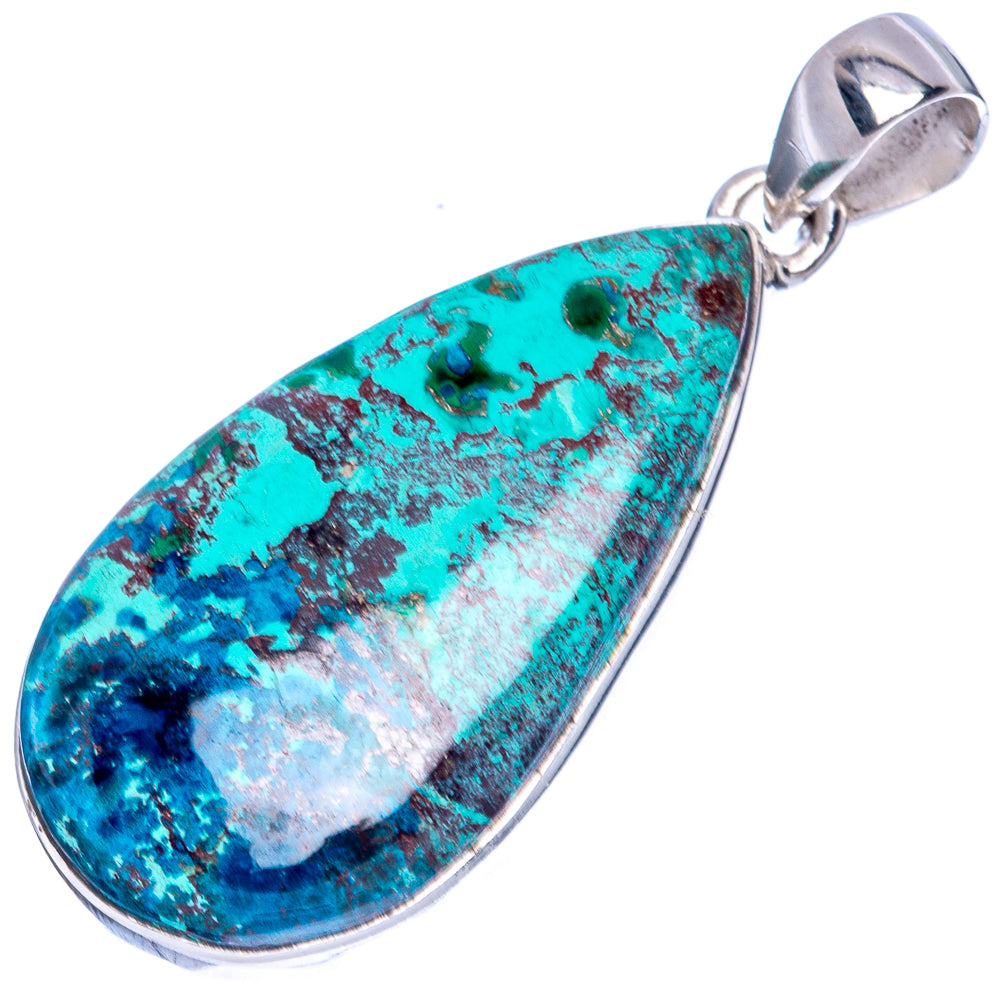 Shattuckite Pendant 1 5/8" (925 Sterling Silver) P42065