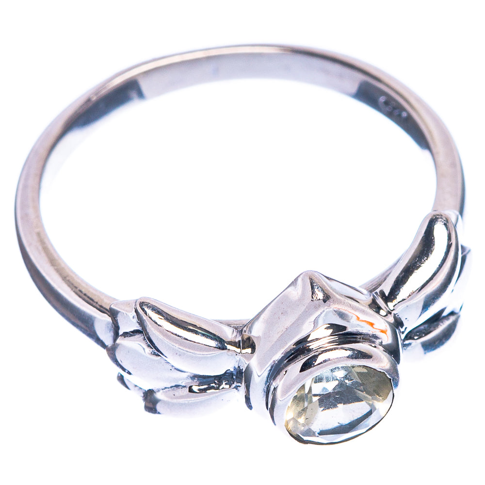 Faceted Citrine Ring Size 6 (925 Sterling Silver) R1054