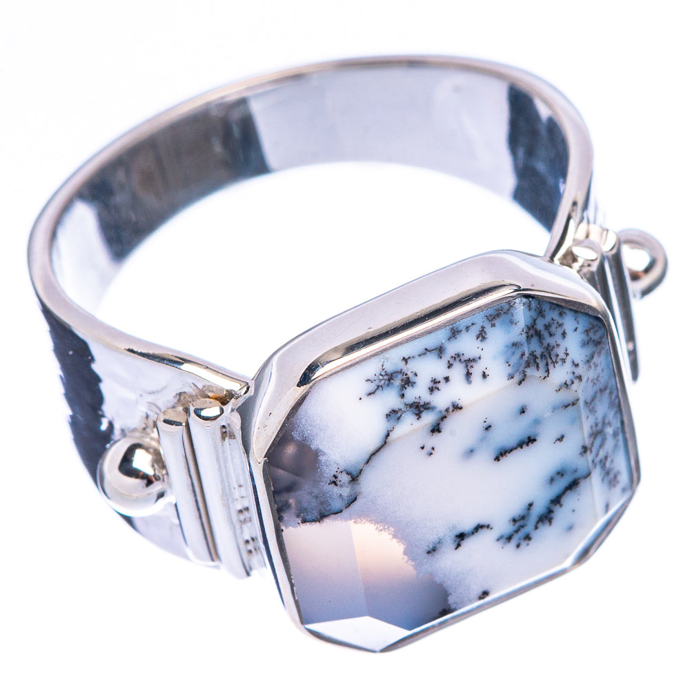 Premium Dendritic Opal Ring Size 6.5 (925 Sterling Silver) R1822