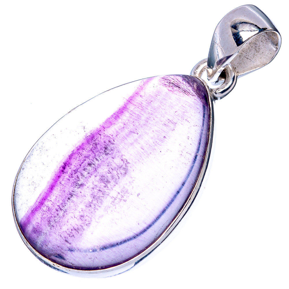 Fluorite Pendant 1 3/8" (925 Sterling Silver) P42200