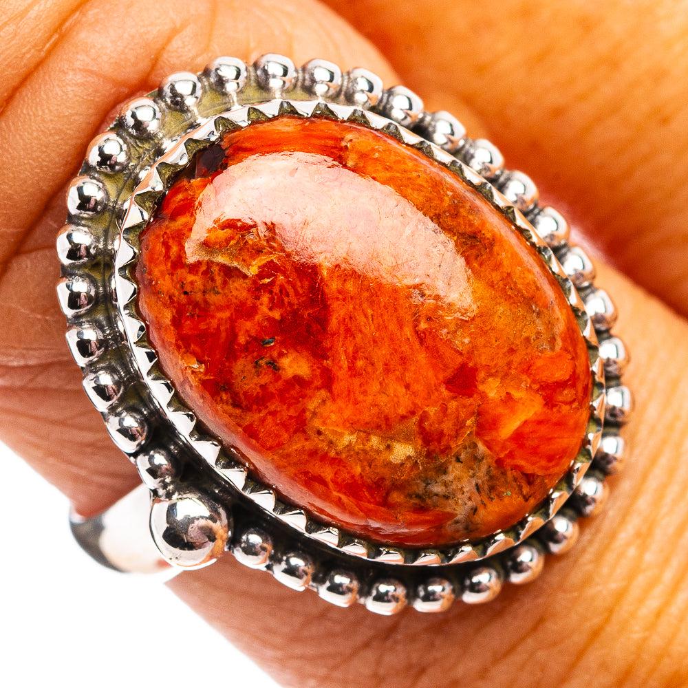 Sponge Coral Ring Size 8.5 (.925 Sterling Silver)