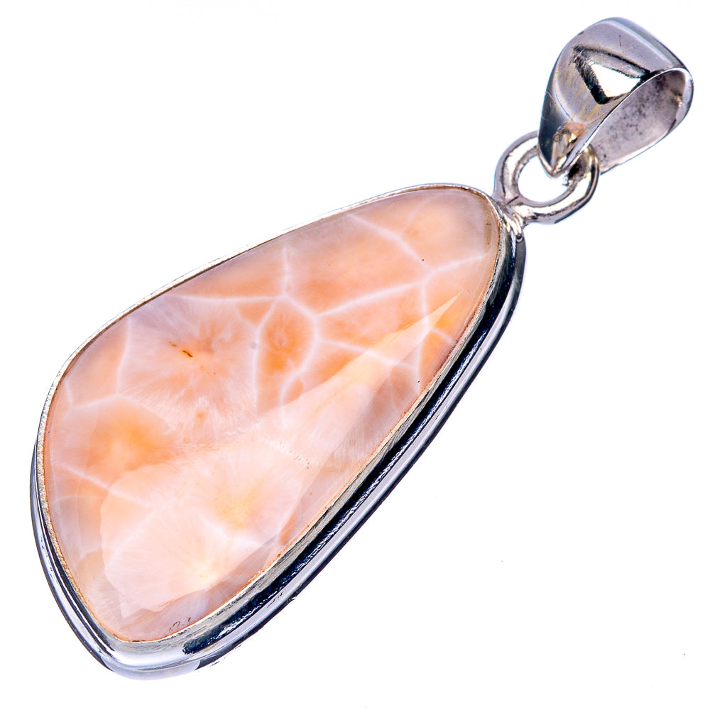 Natrolite Pendant 1 5/8" (925 Sterling Silver) P40973