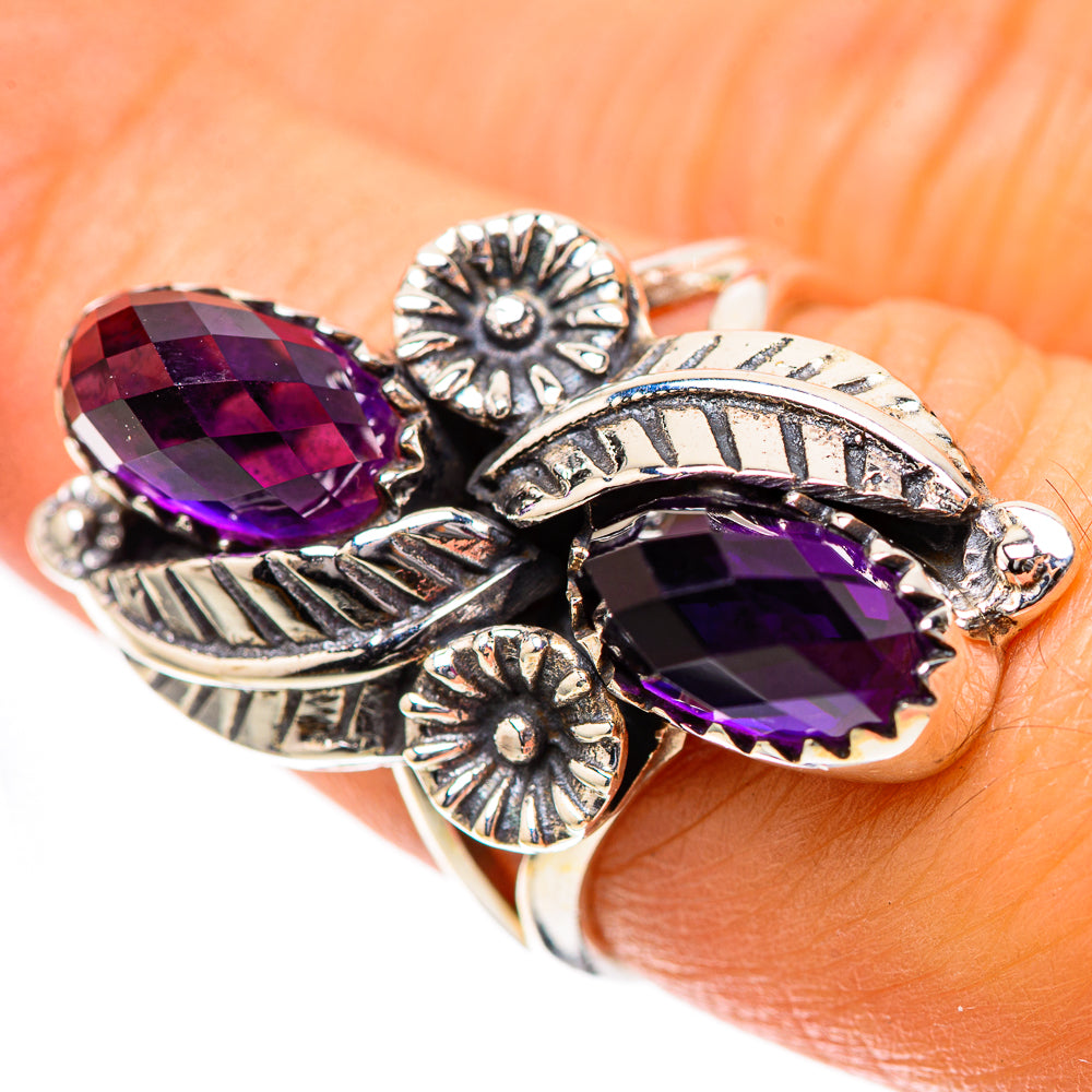 Amethyst 925 Sterling Silver Ring Size 6.75 (925 Sterling Silver) RING139375