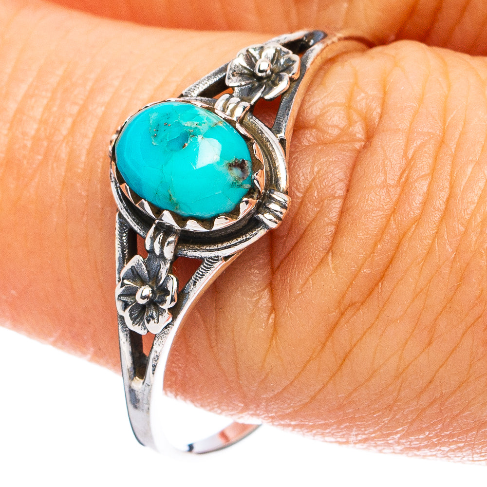 Mohave Turquoise Ring Size 10 (925 Sterling Silver) R8289