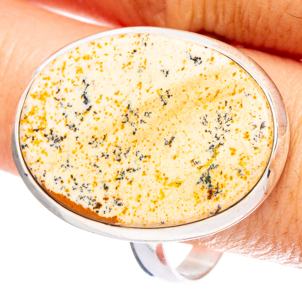 Picture Jasper 925 Sterling Silver Ring Size 12.75 (925 Sterling Silver) R6387