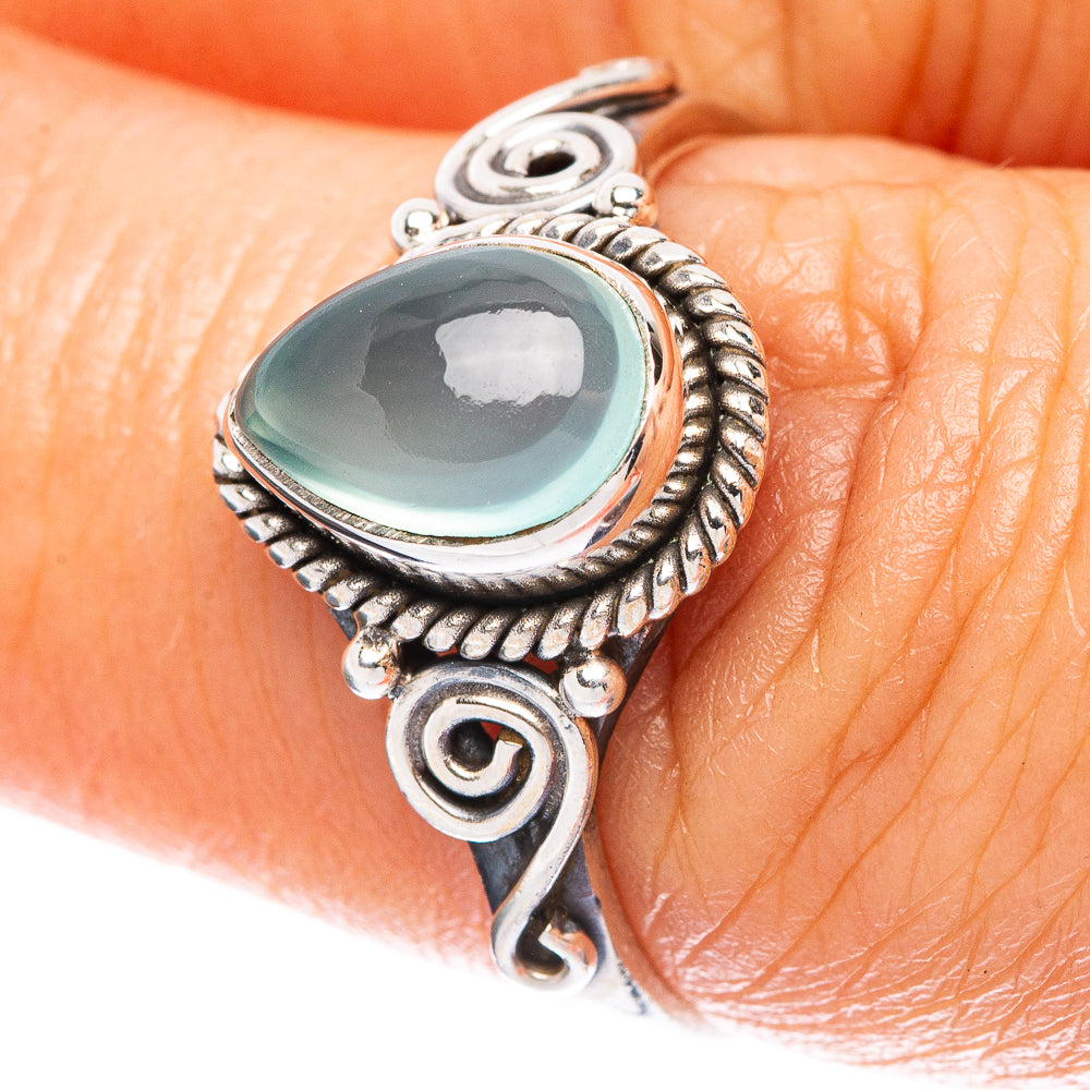 Aquamarine Dainty Ring Size 7 (925 Sterling Silver) R5158