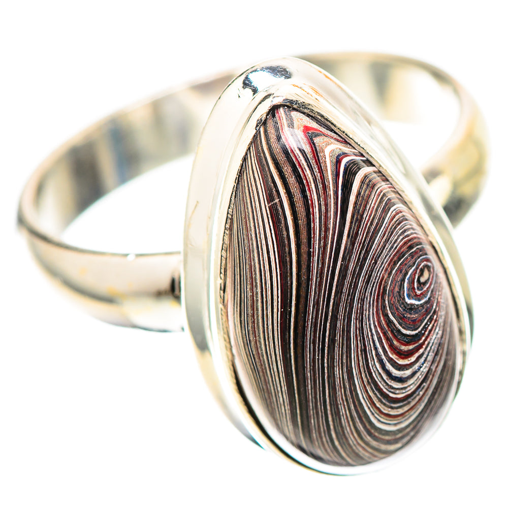 Fordite Ring Size 8.5 (925 Sterling Silver) RING138930