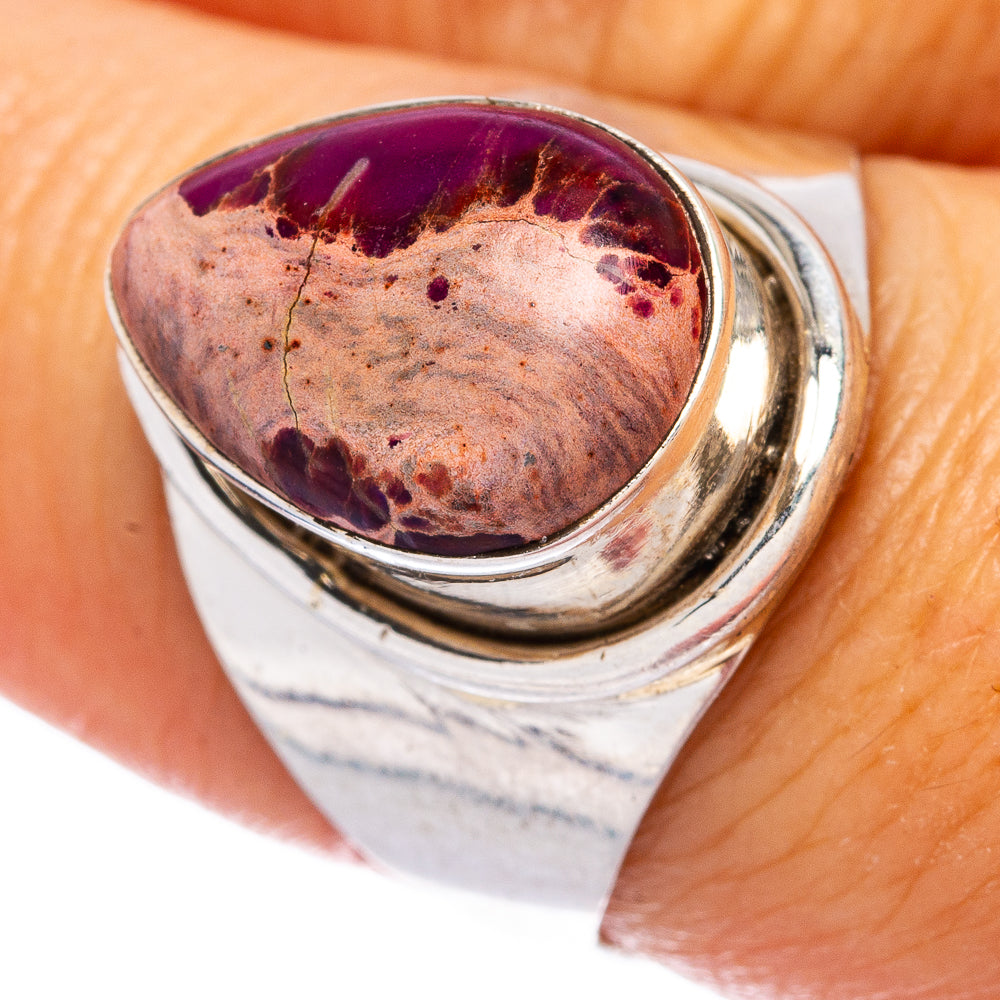 Spider Web Obsidian Ring Size 7.5 (925 Sterling Silver) R146508
