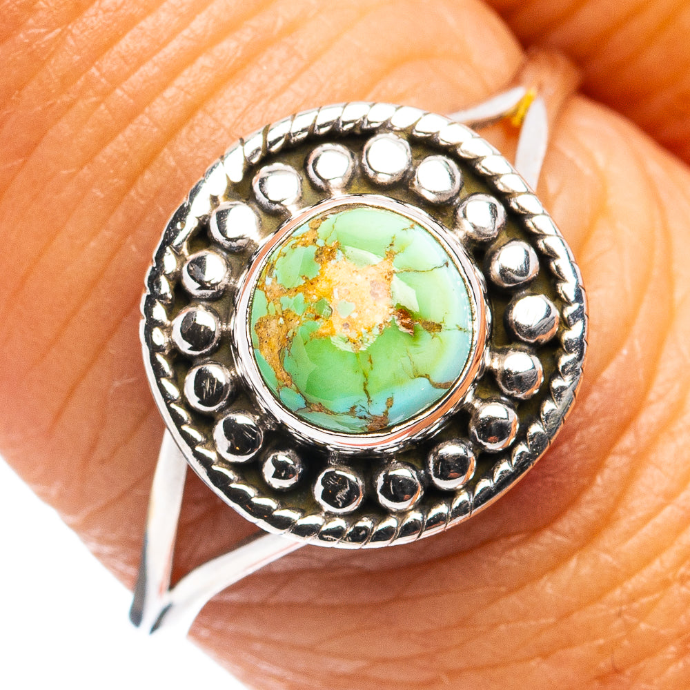 Palomino Turquoise Dainty Ring Size 9 (.925 Sterling Silver)