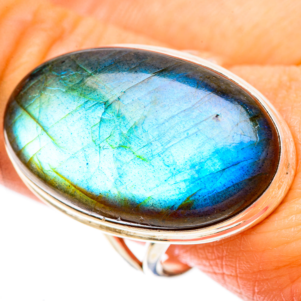 Large Labradorite Ring Size 10.75 (925 Sterling Silver) RING137955