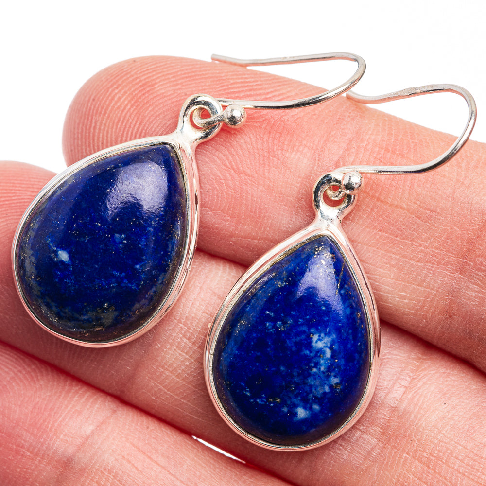 Lapis Lazuli Earrings 1 3/8" (925 Sterling Silver) E432431