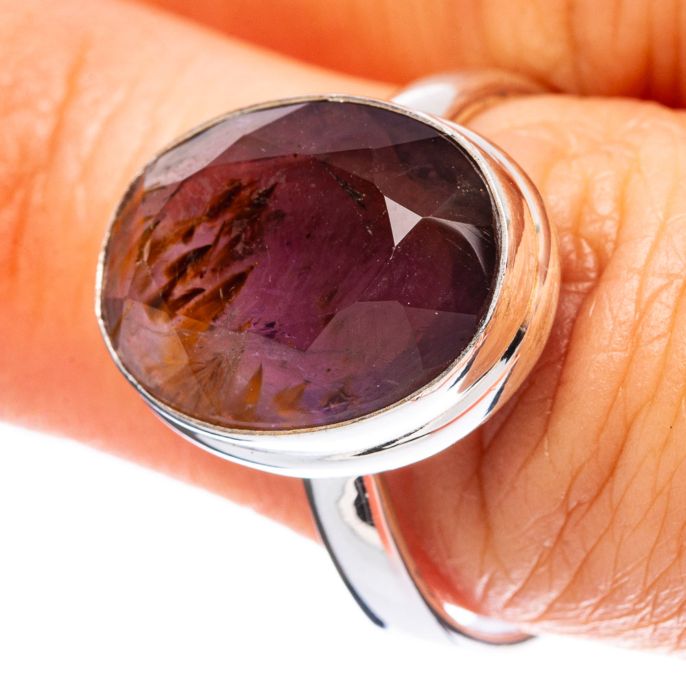 Rare Cacoxenite Ring Size 9 (925 Sterling Silver) R4179