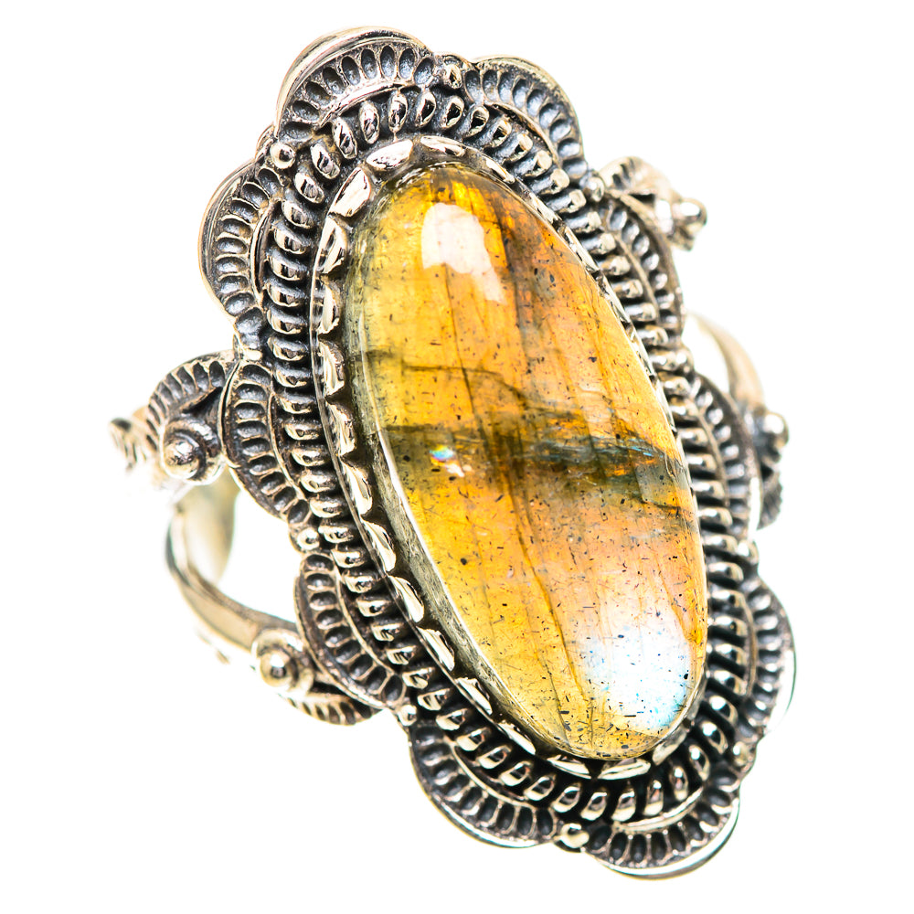 Labradorite 925 Sterling Silver Ring Size 6 (925 Sterling Silver) RING139719