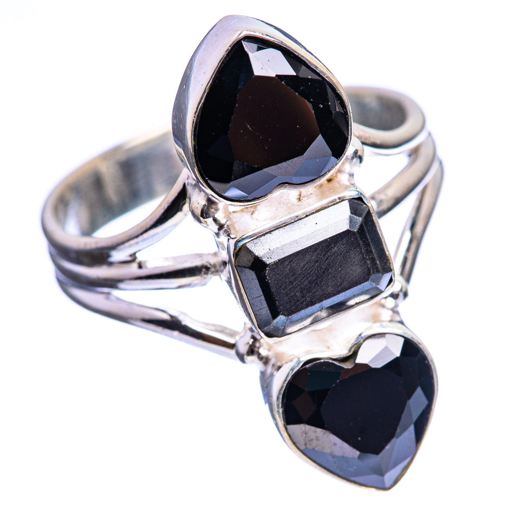 Black Onyx Ring Size 9 (925 Sterling Silver) R142985