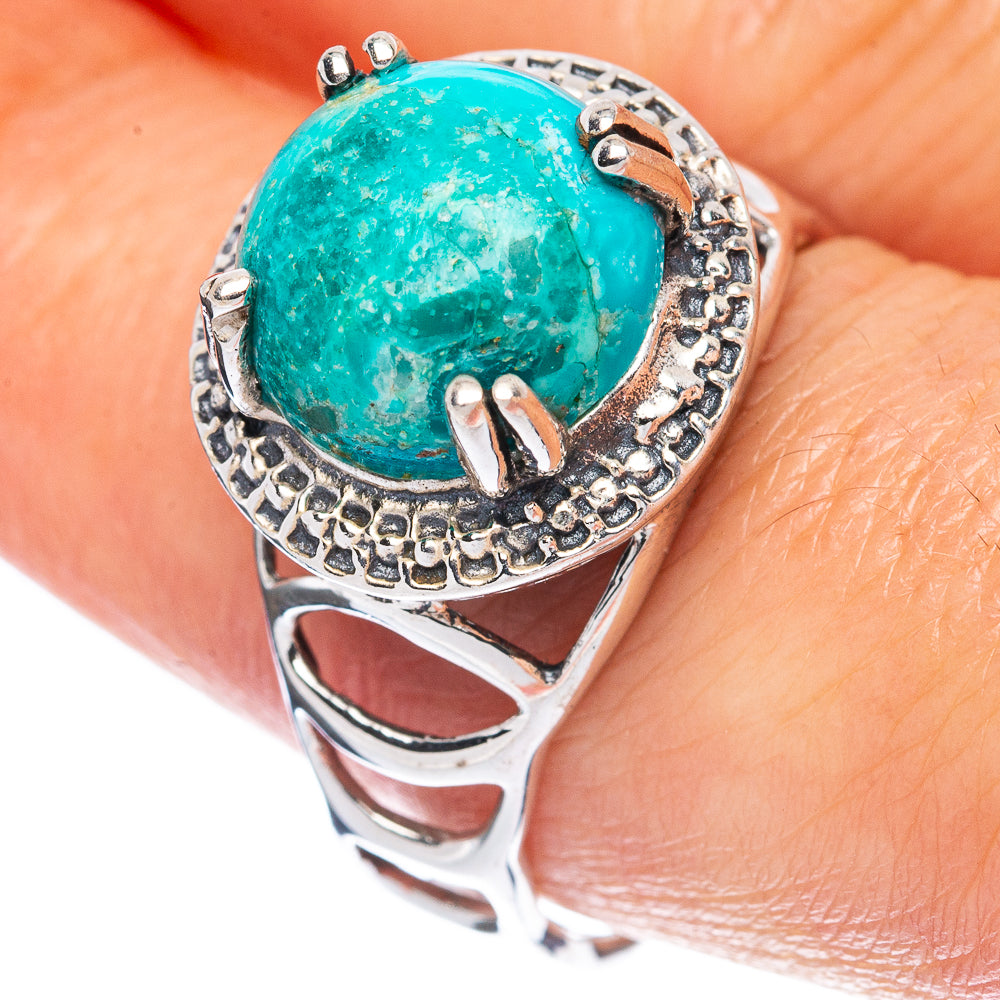 Rare Arizona Turquoise Ring Size 8.75 (925 Sterling Silver) R2862