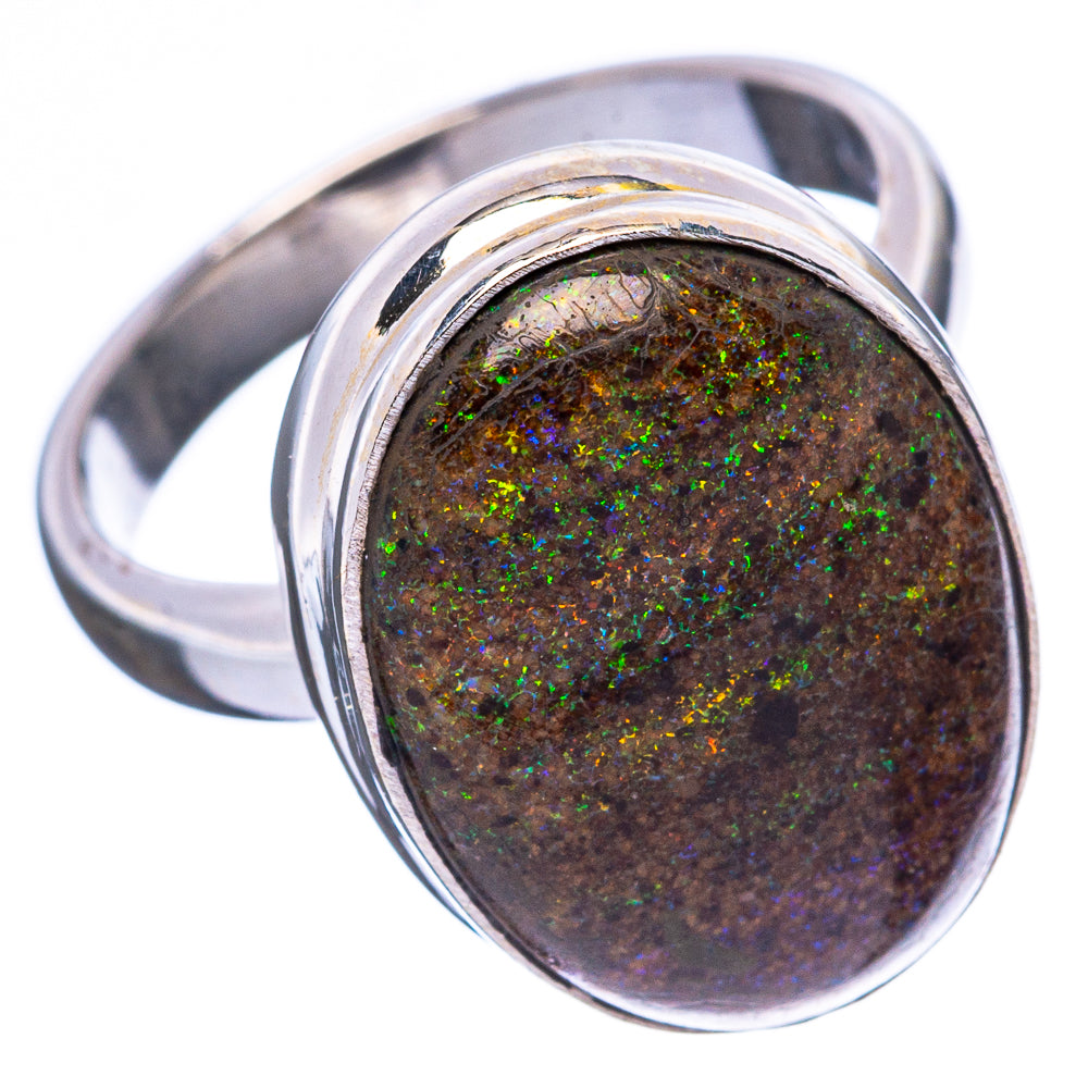 Rare Matrix Opal Ring Size 5.75 (925 Sterling Silver) R4170