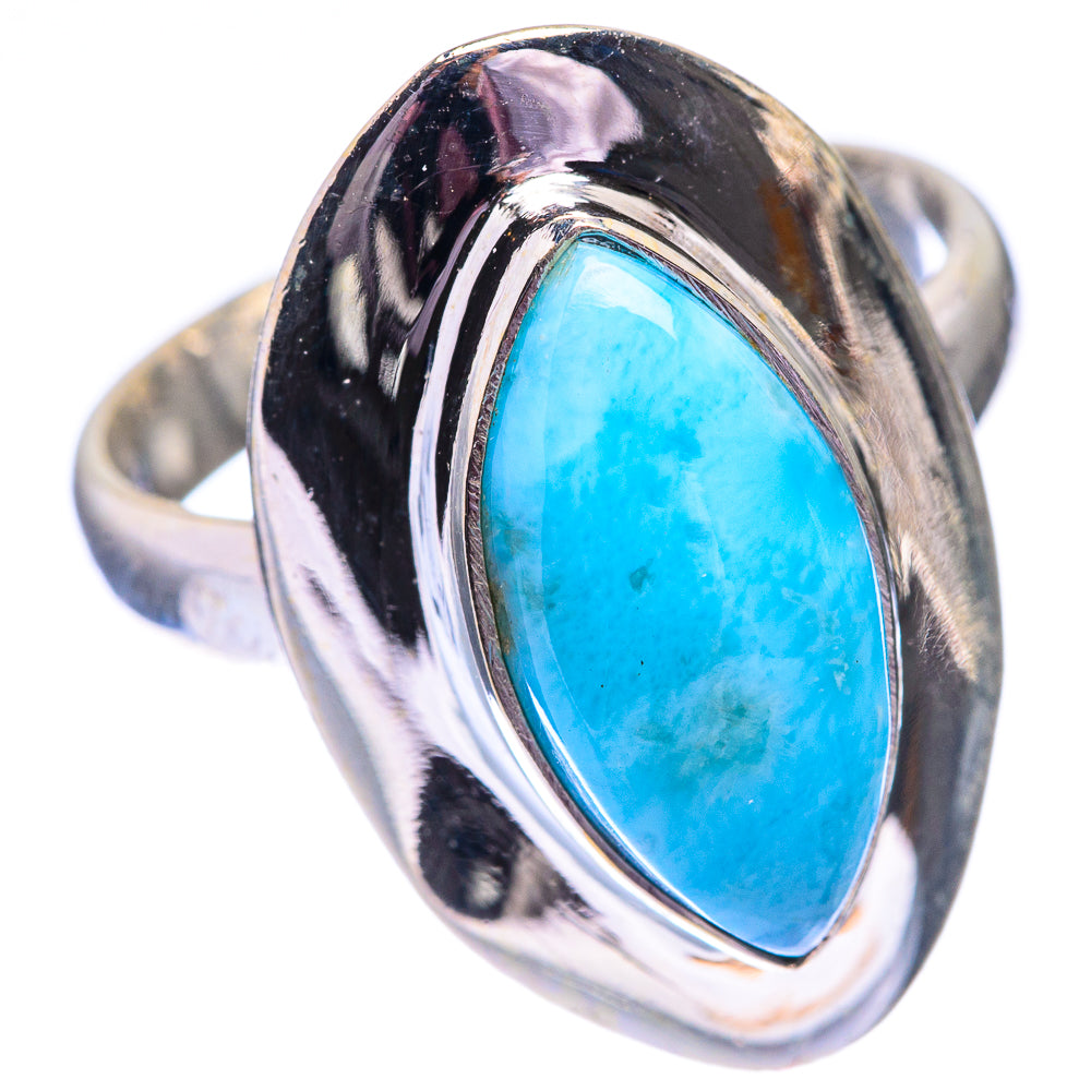 Larimar Ring Size 8 (925 Sterling Silver) R140553