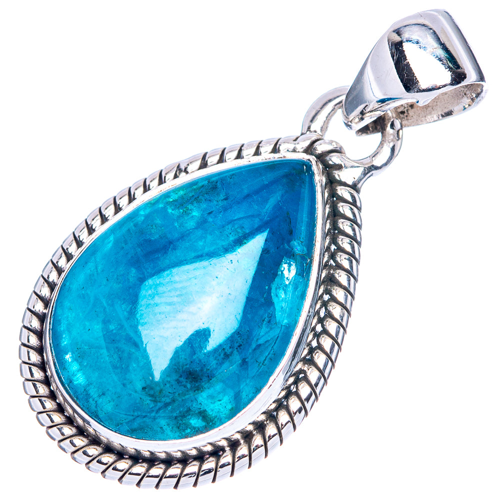 Apatite Pendant 1 1/4" (925 Sterling Silver) P41616