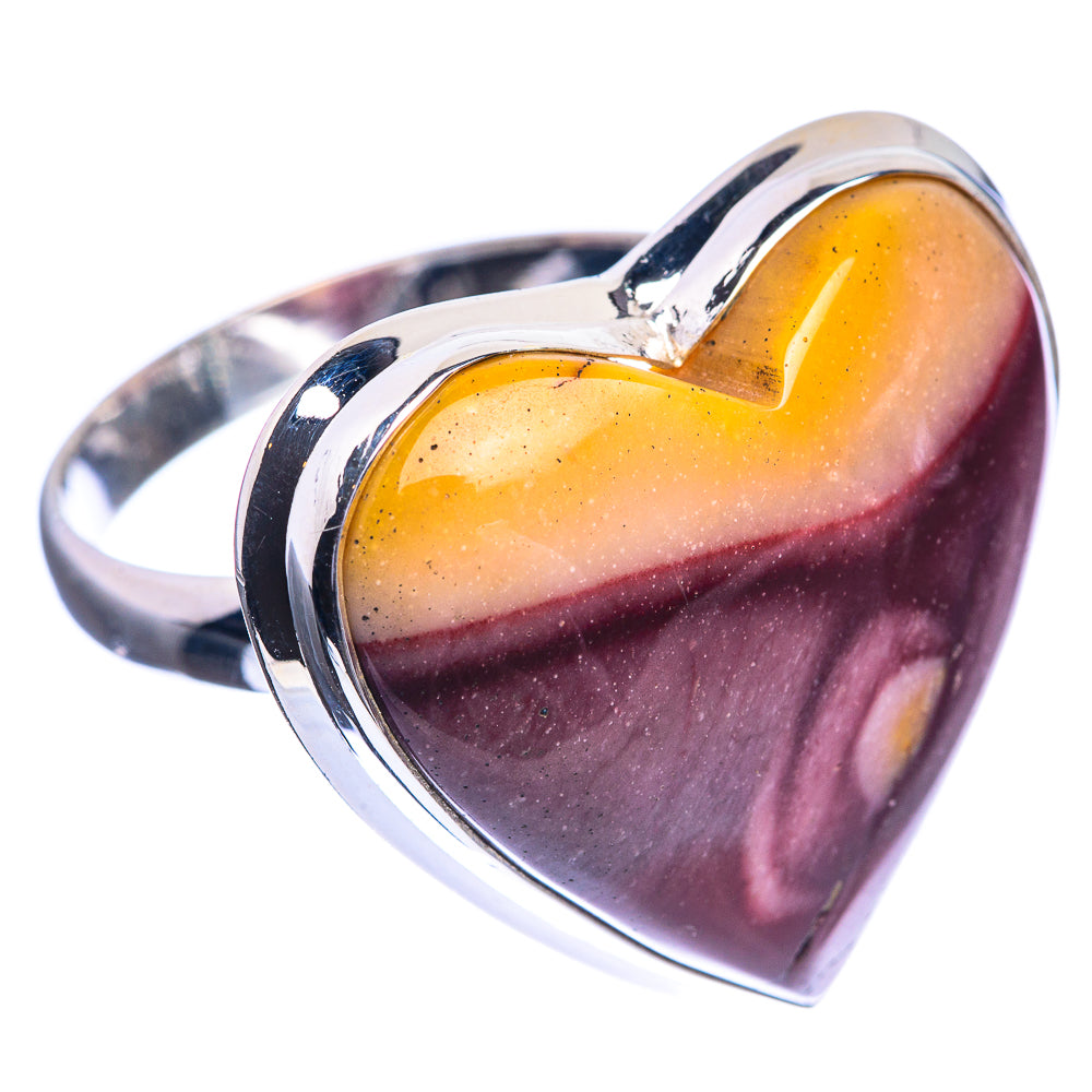 Large Mookaite 925 Sterling Silver Ring Size 11