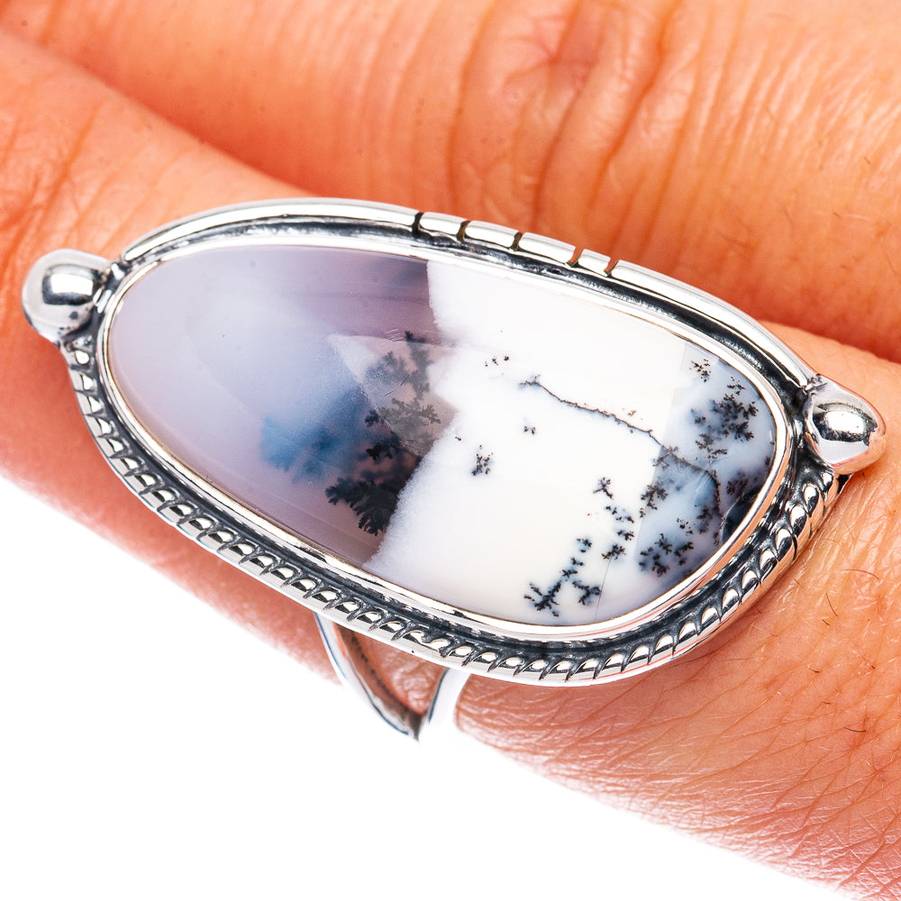 Premium Dendritic Opal Ring Size 7.25 (925 Sterling Silver) R2624