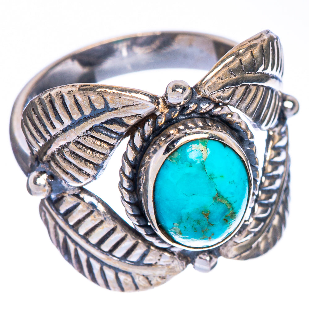 Rare Kingman Turquoise Ring Size 6.5 (925 Sterling Silver) R147217