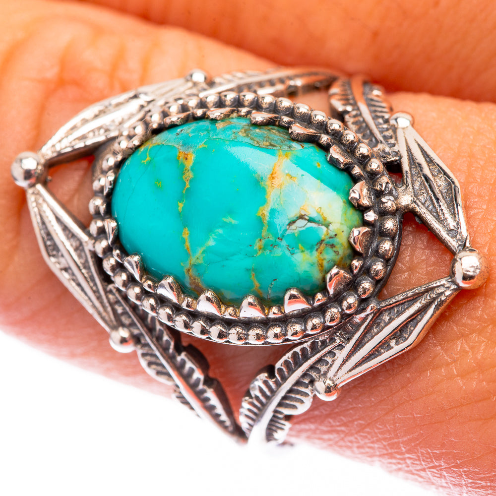 Chrysocolla 925 Sterling Silver Ring Size 9.25 (925 Sterling Silver) RING140281