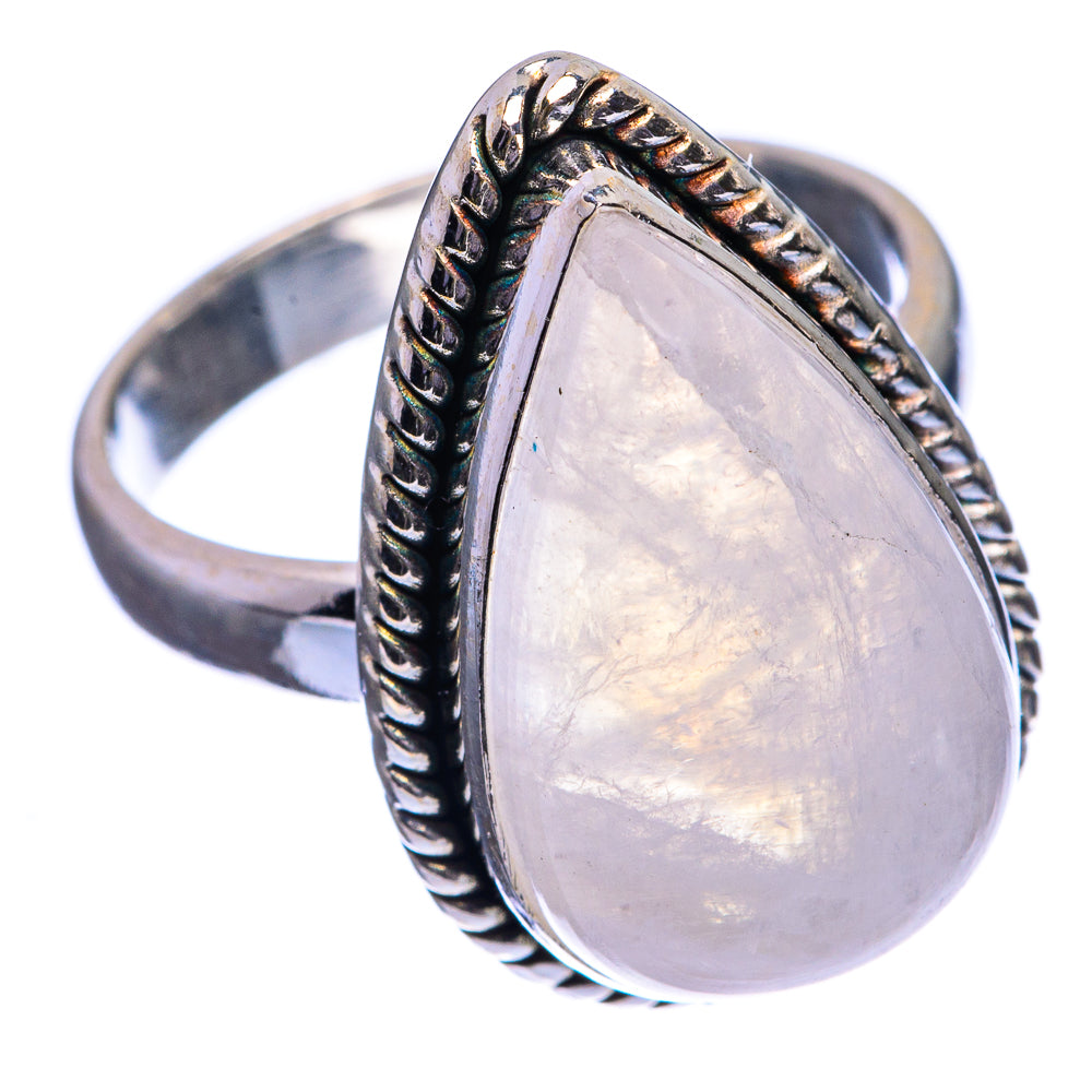 Rainbow Moonstone Ring Size 7.25 (925 Sterling Silver) R143128