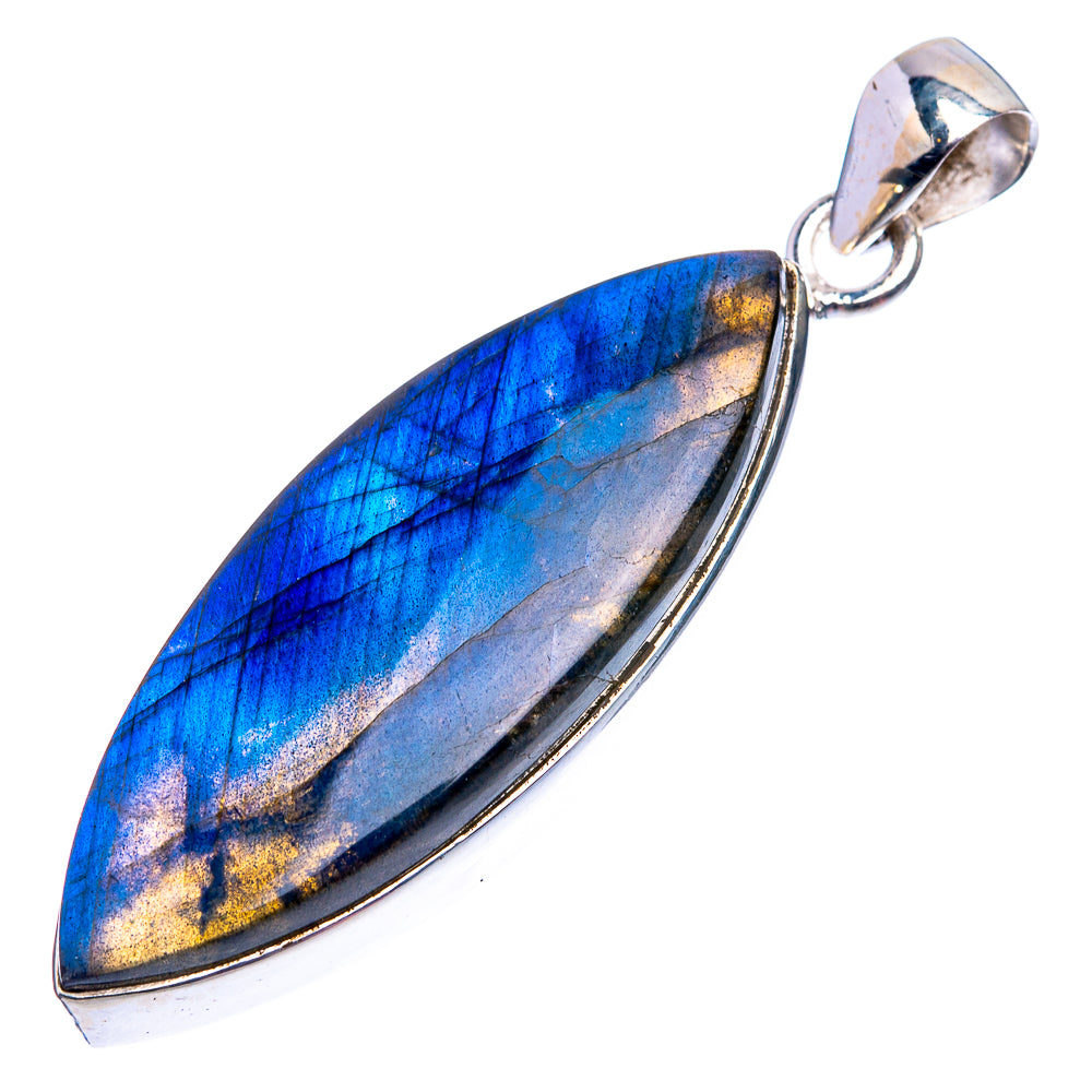 Labradorite Pendant 2" (925 Sterling Silver) P38948