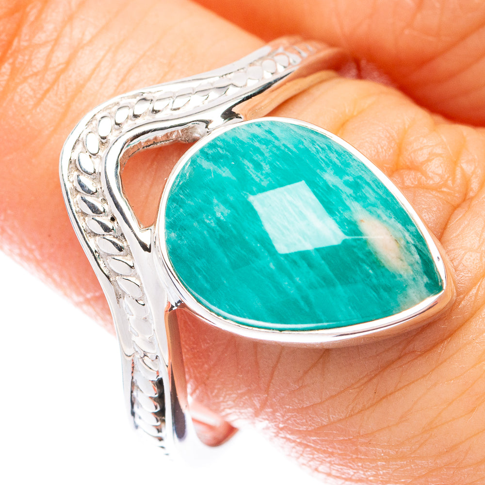Premium Amazonite Ring Size 8.75 (925 Sterling Silver) R1835