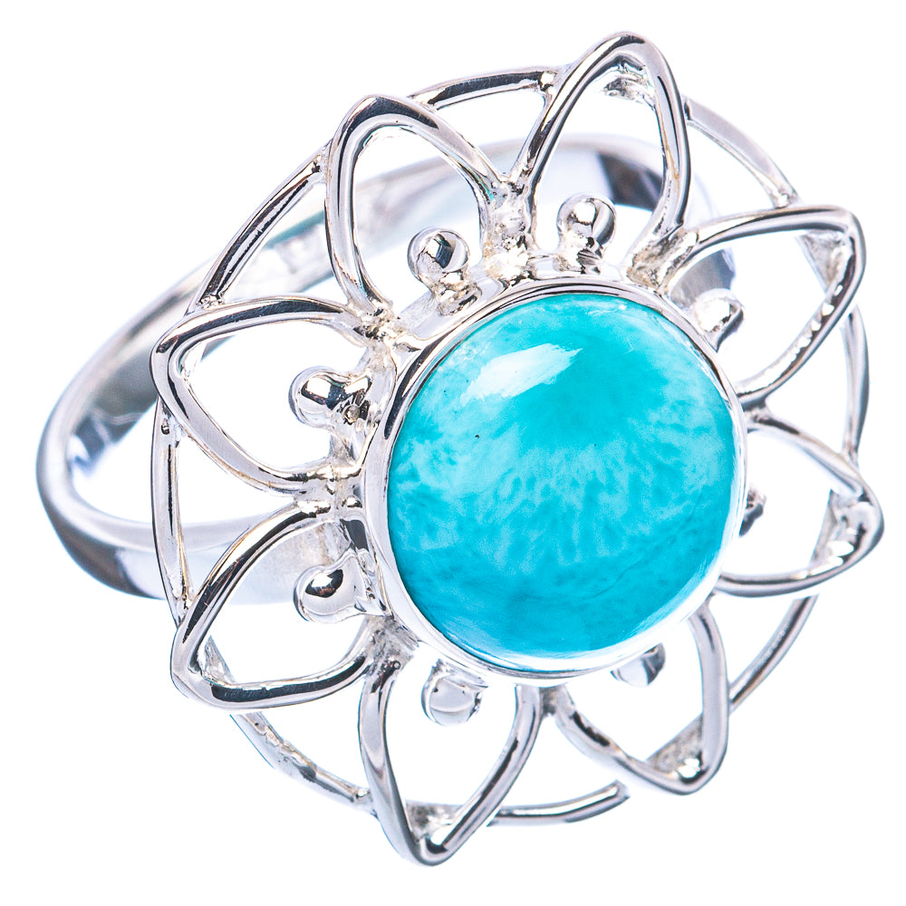 Asc Premium Larimar Ring Size 6.75 (925 Sterling Silver) R3443