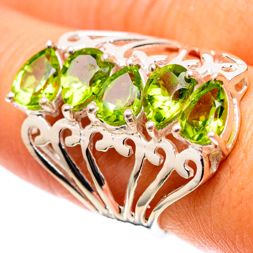 Peridot Ring Size 7.5 (925 Sterling Silver) RING138849