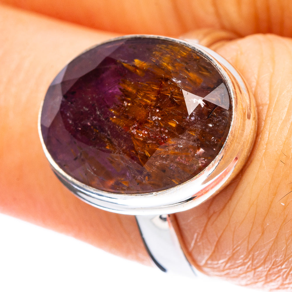Rare Cacoxenite Ring Size 6.75 (925 Sterling Silver) R4183