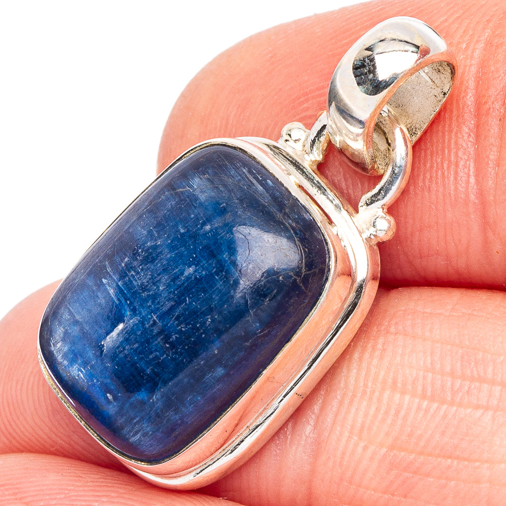 Kyanite Pendant 1 1/8" (.925 Sterling Silver)