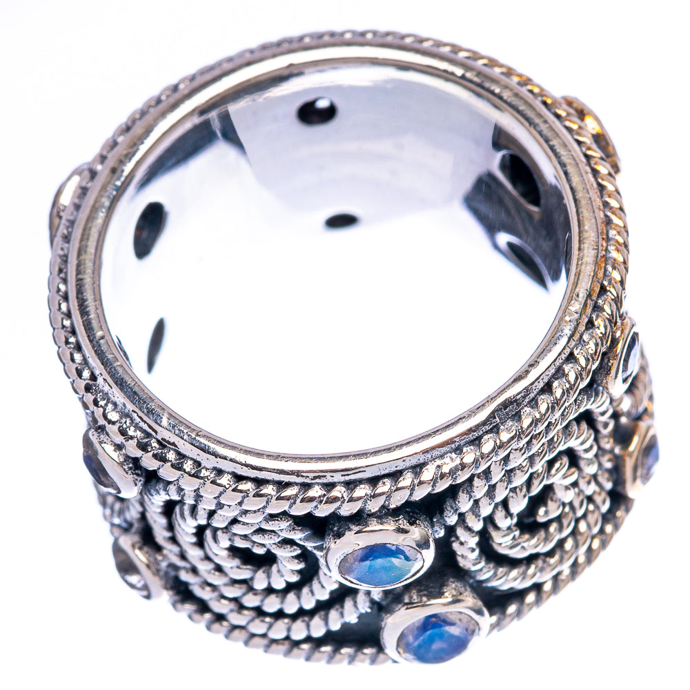 Rainbow Moonstone Ring Size 6 (925 Sterling Silver) R145947