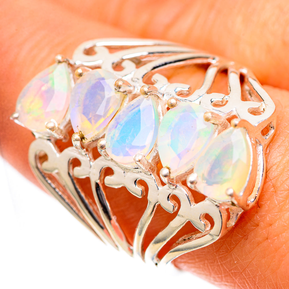 Ethiopian Opal Ring Size 8.5 (925 Sterling Silver) RING139735