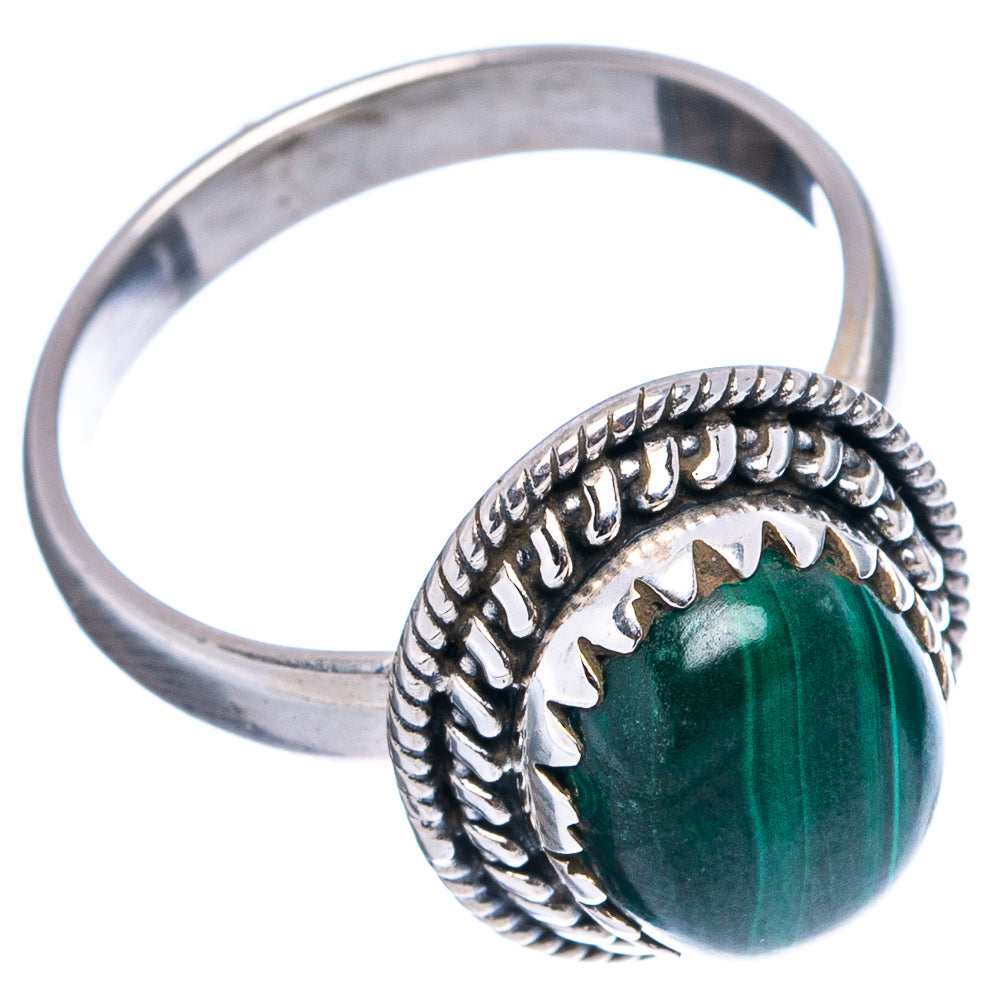 Malachite Ring Size 7 (.925 Sterling Silver)