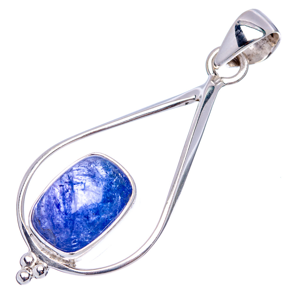 Rare Premium Tanzanite Pendant 2" (.925 Sterling Silver)