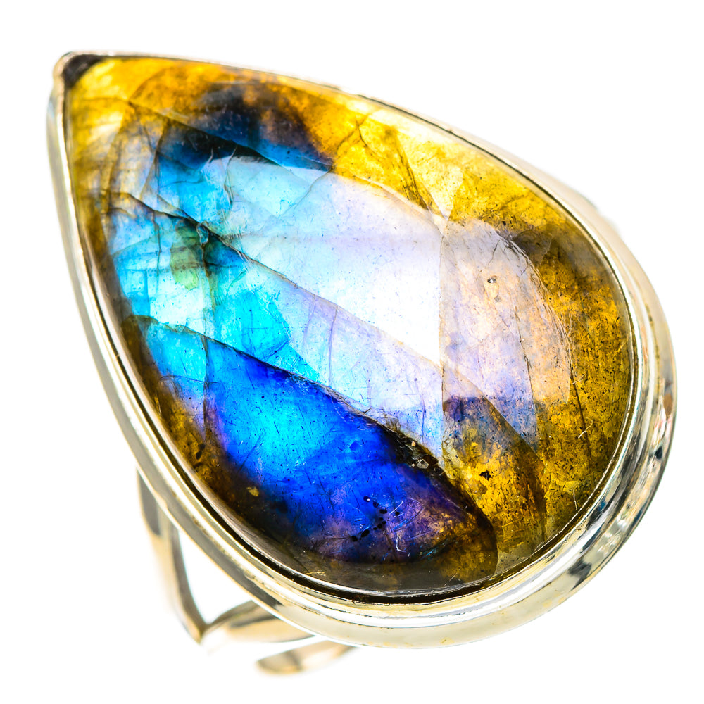 Large Labradorite Ring Size 10 (925 Sterling Silver) RING137998