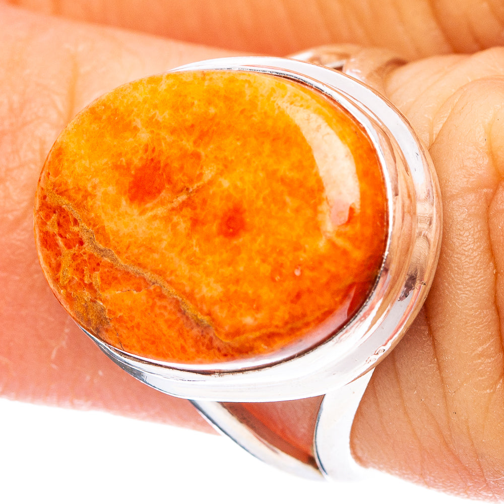 Sponge Coral Ring Size 5 (.925 Sterling Silver)
