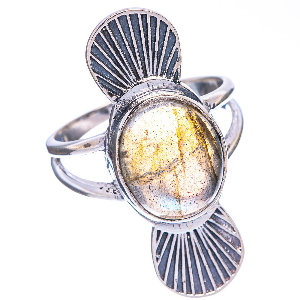 Labradorite Ring Size 6.75 (925 Sterling Silver) R1198