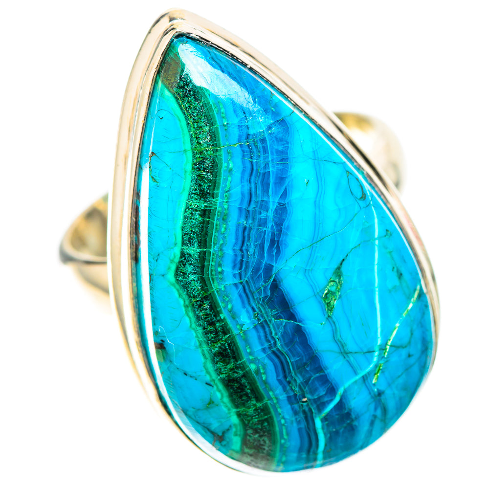 Malachite In Chrysocolla Ring Size 7 (925 Sterling Silver) RING138821