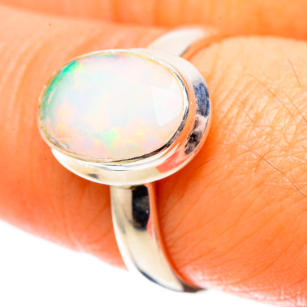 Natural Ethiopian Opal Ring Size 8 (925 Sterling Silver) RING137812