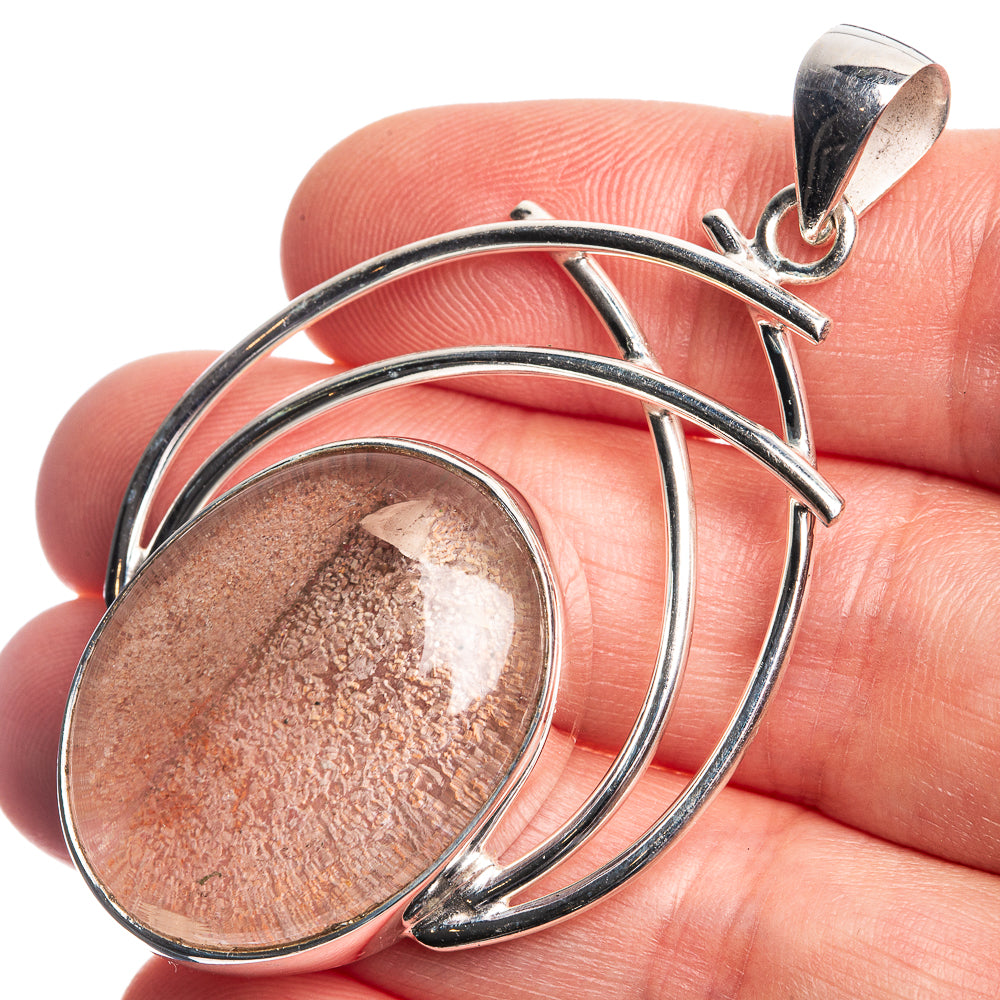 Garden Quartz Pendant 2 1/4" (925 Sterling Silver) P39114