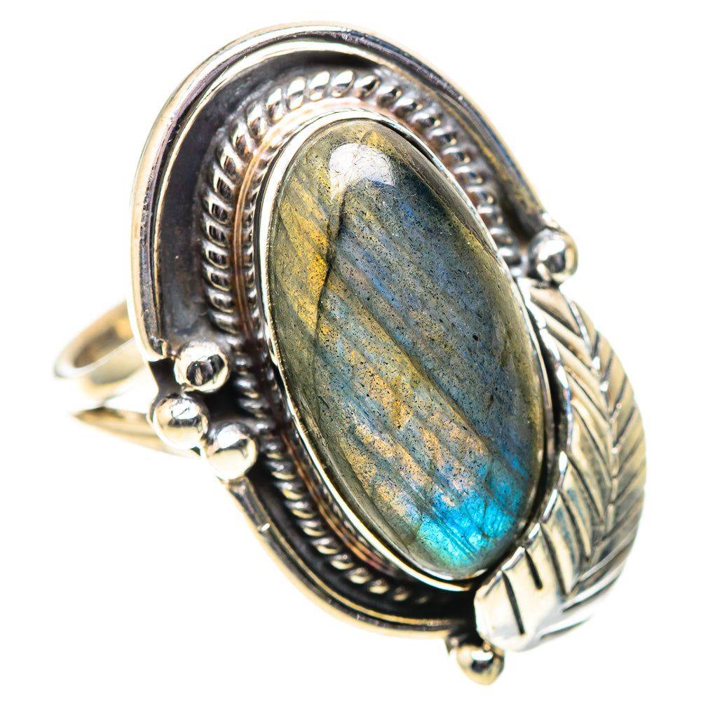 Labradorite Ring Size 8.5 (925 Sterling Silver) RING138521