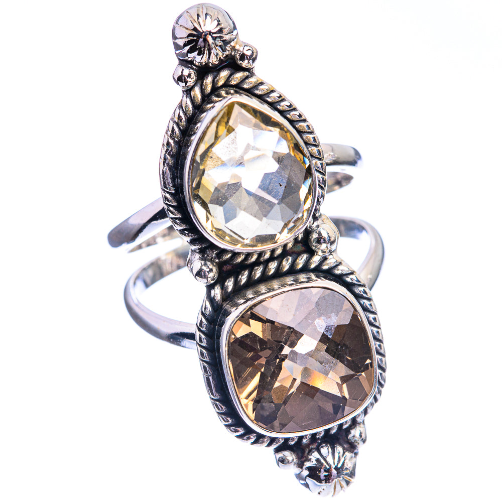 Large Topaz Ring Size 9.5 (925 Sterling Silver) R142351