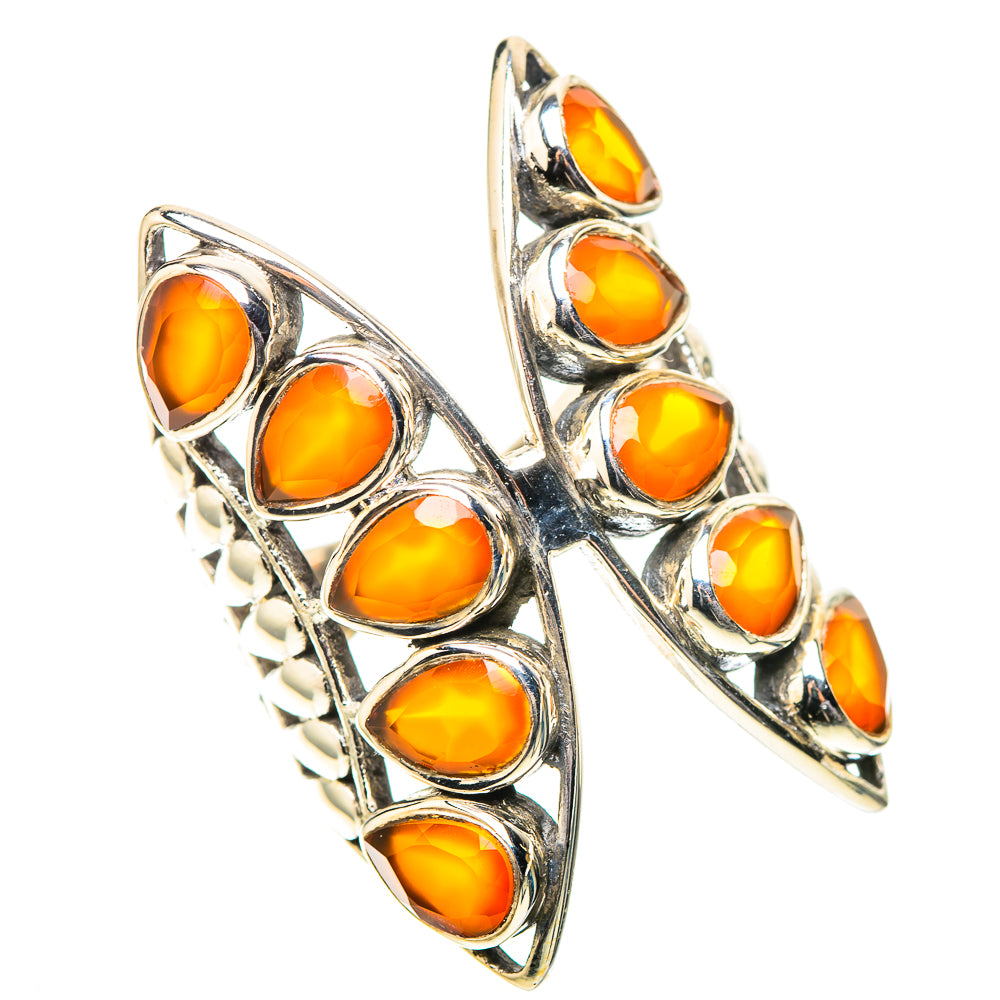 Large Carnelian Ring Size 6.75 (925 Sterling Silver) RING138657