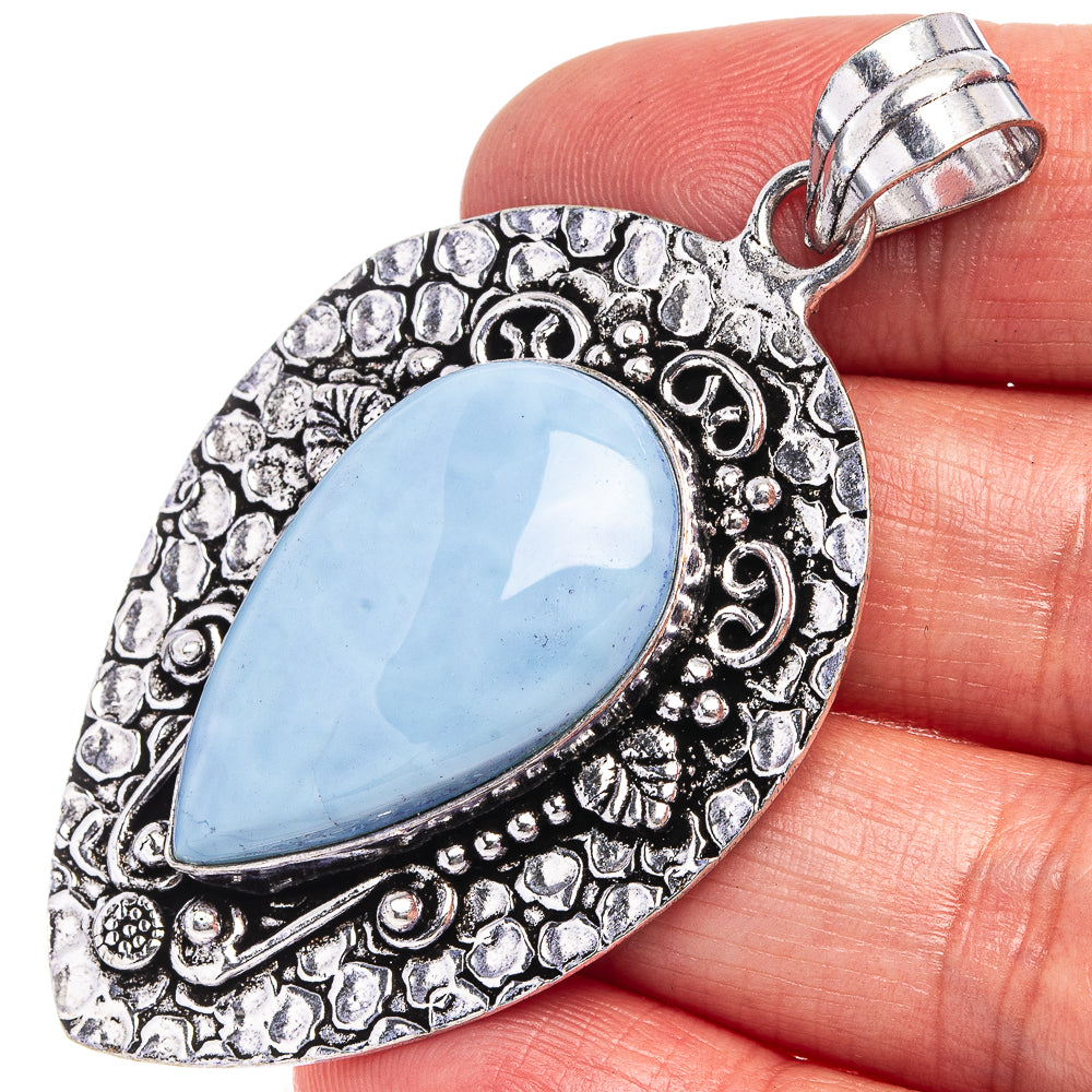 Owyhee Opal Pendant 2 3/8" (German Silver)