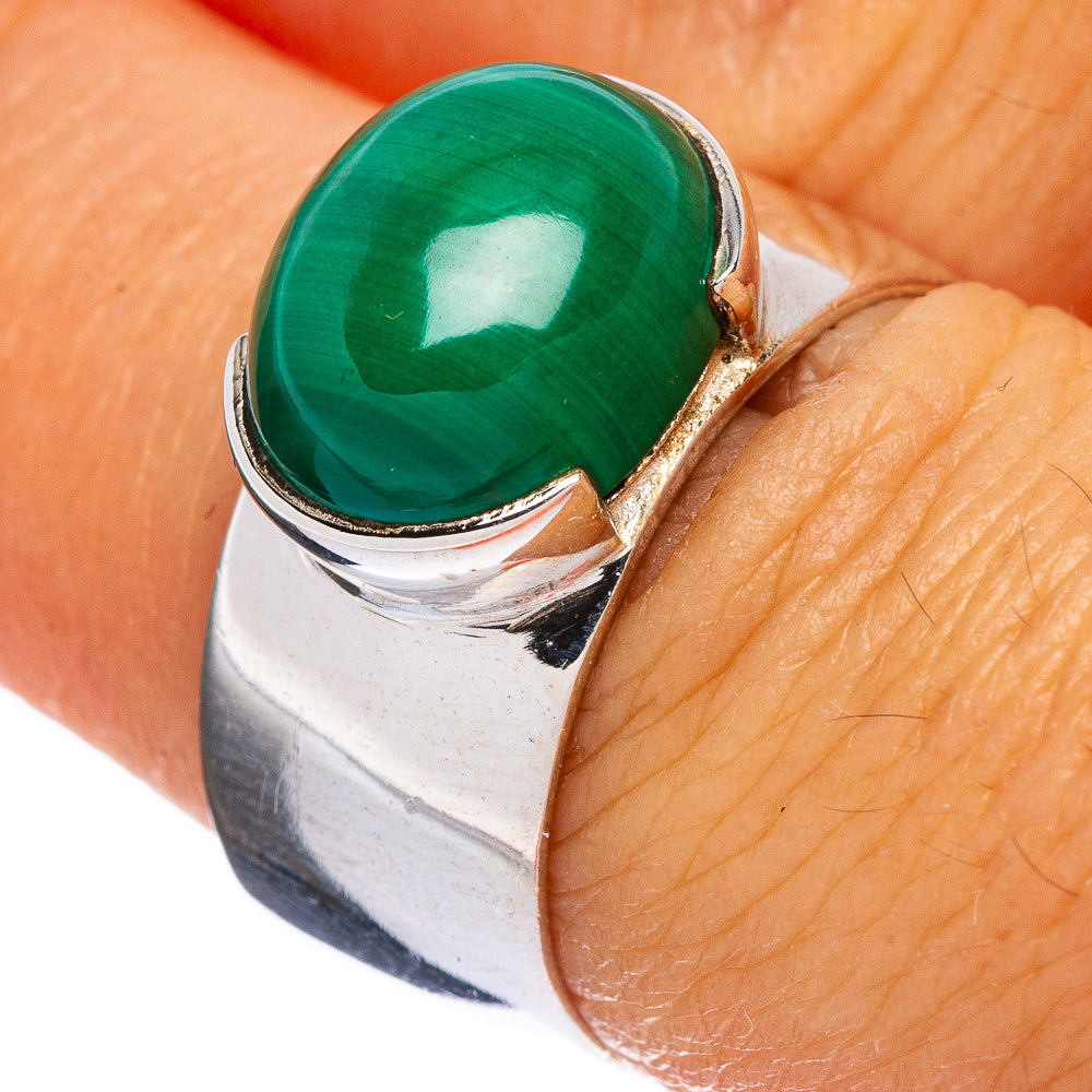 Malachite Ring Size 7 (925 Sterling Silver) R146347
