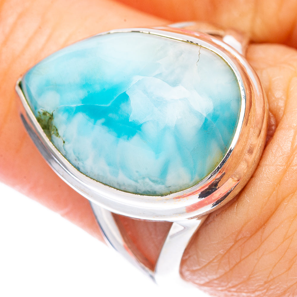Larimar Ring Size 7 (925 Sterling Silver) R1694